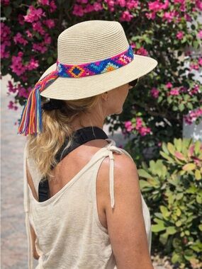 NEW HANDMADE IN MEXICO WOVEN HAT BAND